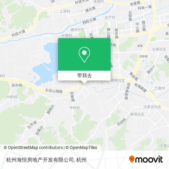 杭州海恒房地产开发有限公司地图
