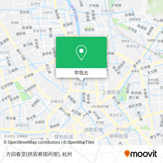 方回春堂(拱宸桥国药馆)地图