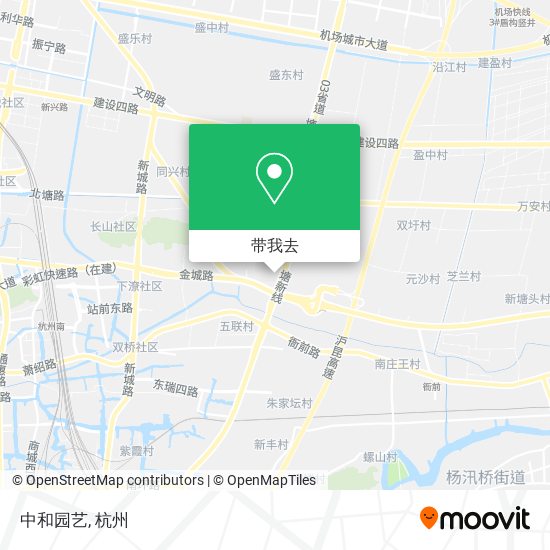 中和园艺地图