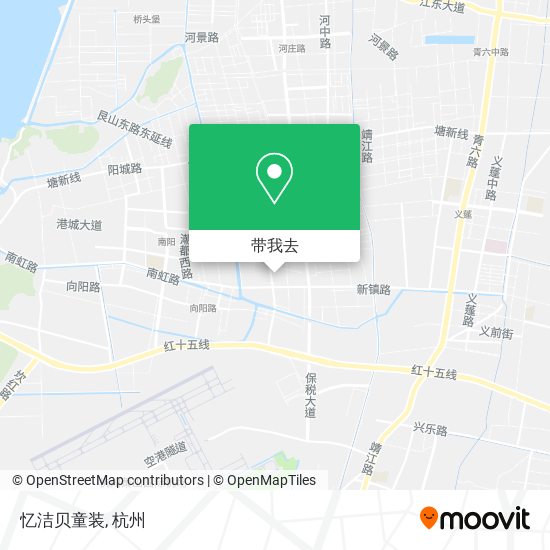 忆洁贝童装地图