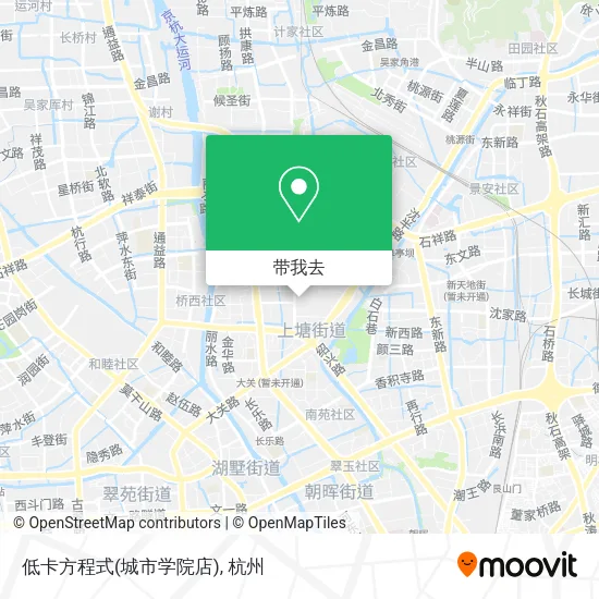 低卡方程式(城市学院店)地图
