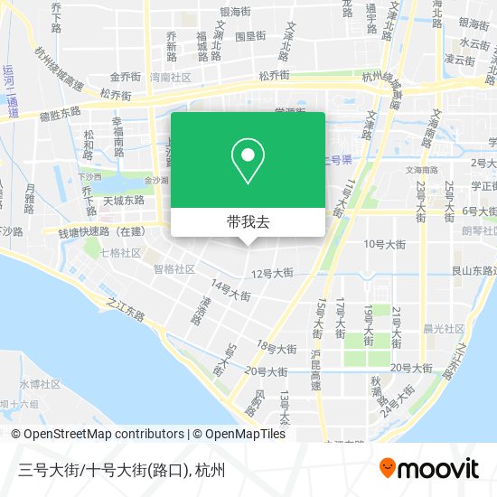 三号大街/十号大街(路口)地图