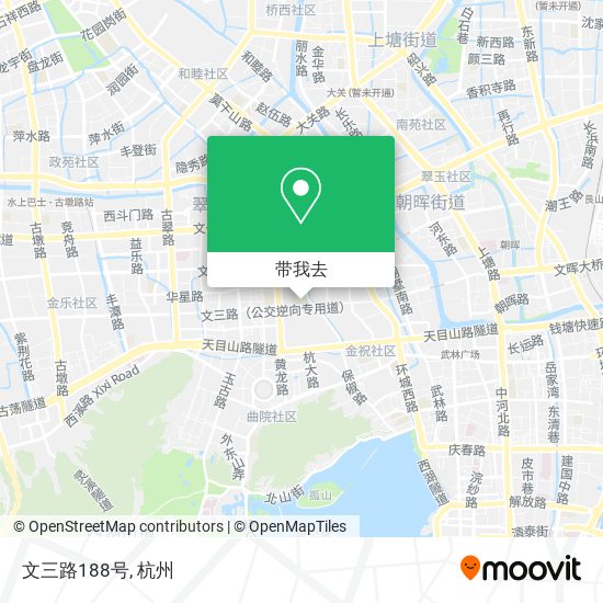 文三路188号地图