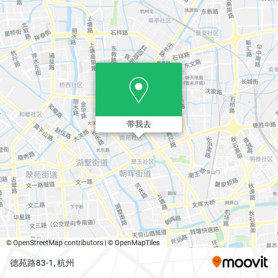 德苑路83-1地图