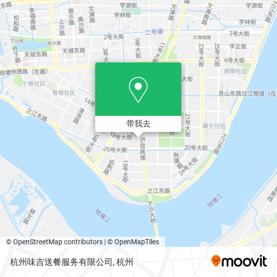 杭州味吉送餐服务有限公司地图