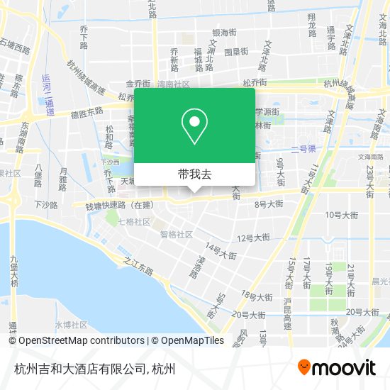 杭州吉和大酒店有限公司地图