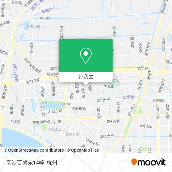 高沙百盛苑14幢地图