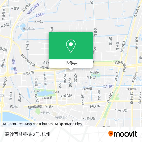 高沙百盛苑-东2门地图