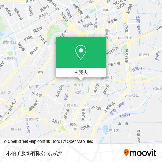 木柏子服饰有限公司地图