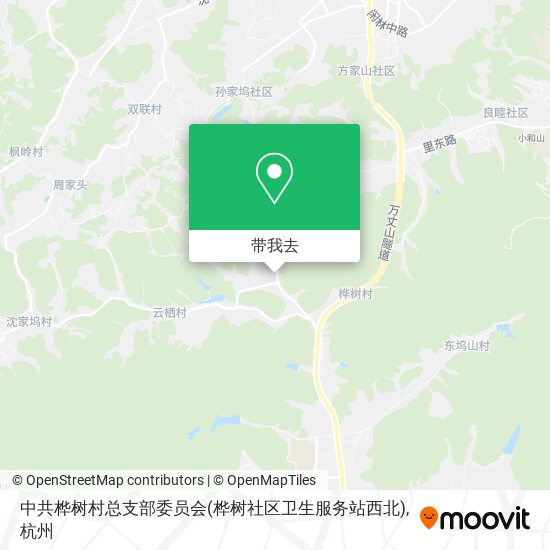中共桦树村总支部委员会(桦树社区卫生服务站西北)地图