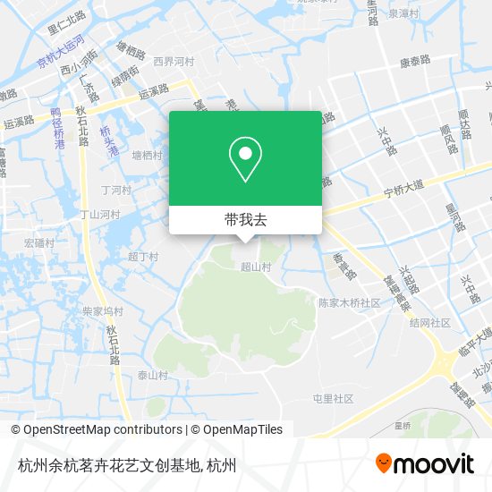杭州余杭茗卉花艺文创基地地图