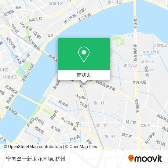 宁围盈一新卫花木场地图