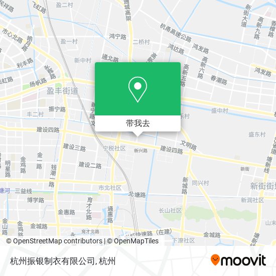 杭州振银制衣有限公司地图