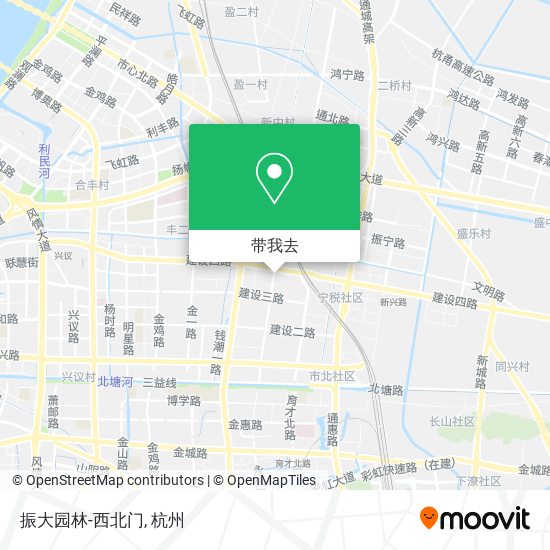 振大园林-西北门地图