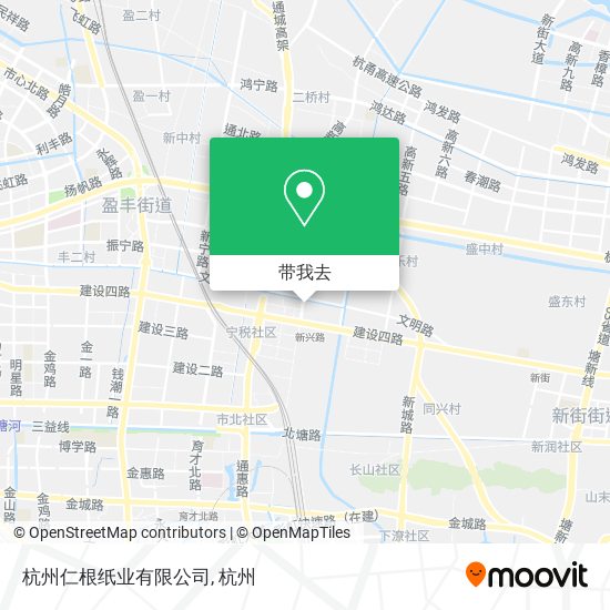 杭州仁根纸业有限公司地图