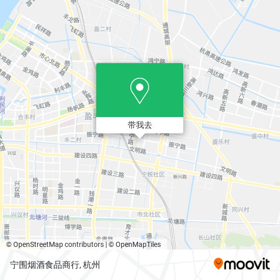 宁围烟酒食品商行地图