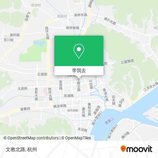 文教北路地图