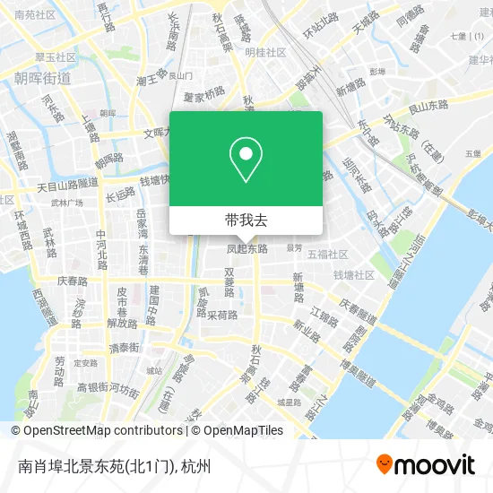 南肖埠北景东苑(北1门)地图