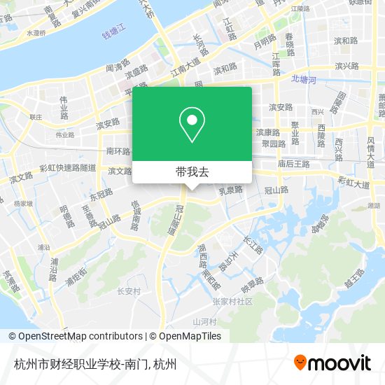 杭州市财经职业学校-南门地图