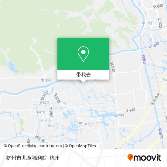 杭州市儿童福利院地图