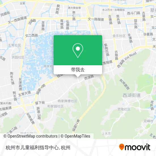 杭州市儿童福利指导中心地图