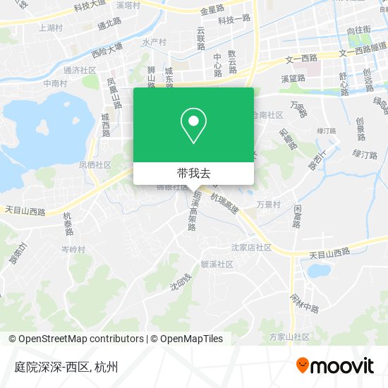 庭院深深-西区地图