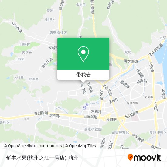 鲜丰水果(杭州之江一号店)地图