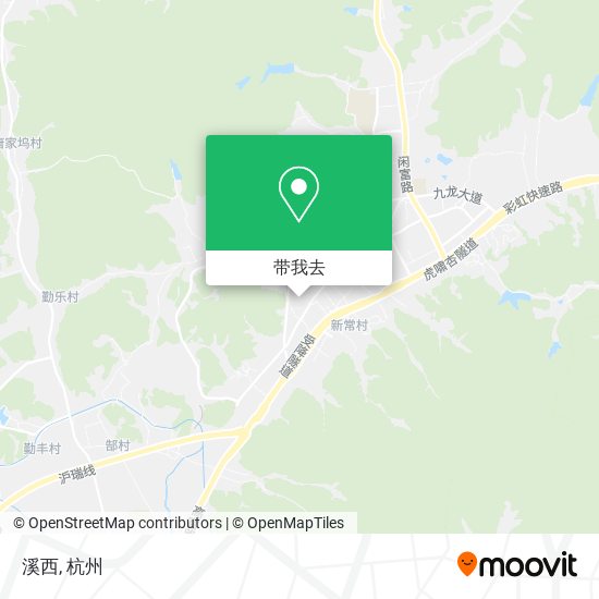 溪西地图