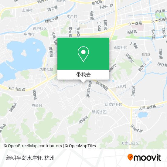 新明半岛水岸轩地图