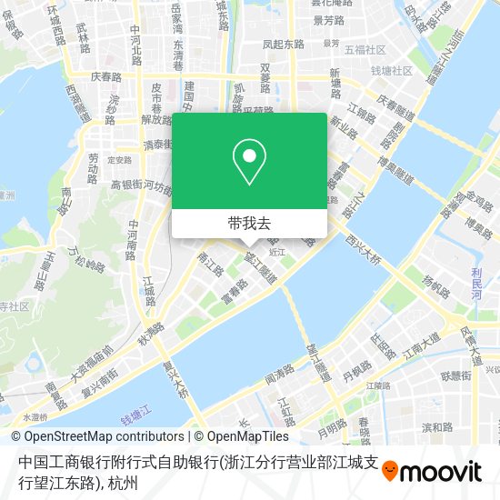 中国工商银行附行式自助银行(浙江分行营业部江城支行望江东路)地图