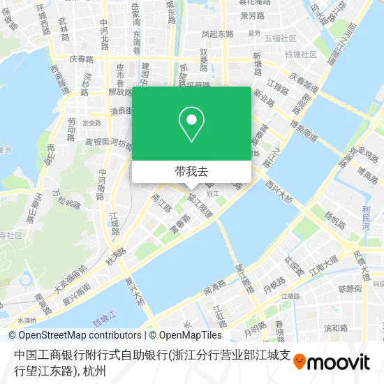 中国工商银行附行式自助银行(浙江分行营业部江城支行望江东路)地图