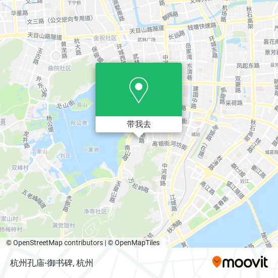 杭州孔庙-御书碑地图