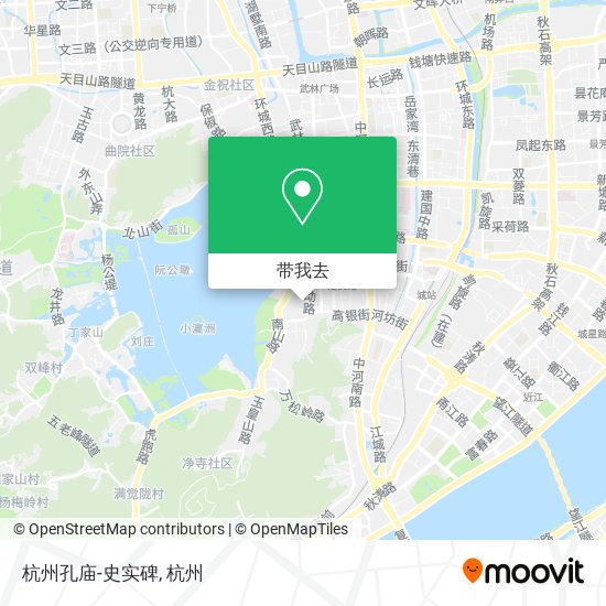 杭州孔庙-史实碑地图
