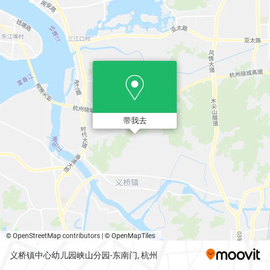 义桥镇中心幼儿园峡山分园-东南门地图
