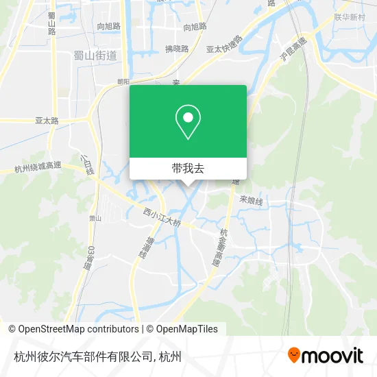 杭州彼尔汽车部件有限公司地图