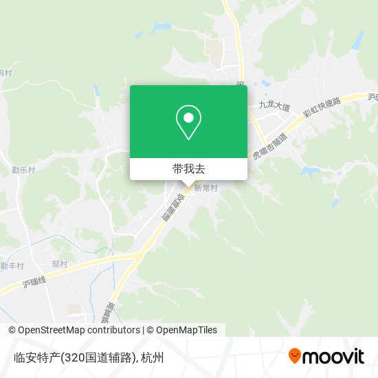 临安特产(320国道辅路)地图
