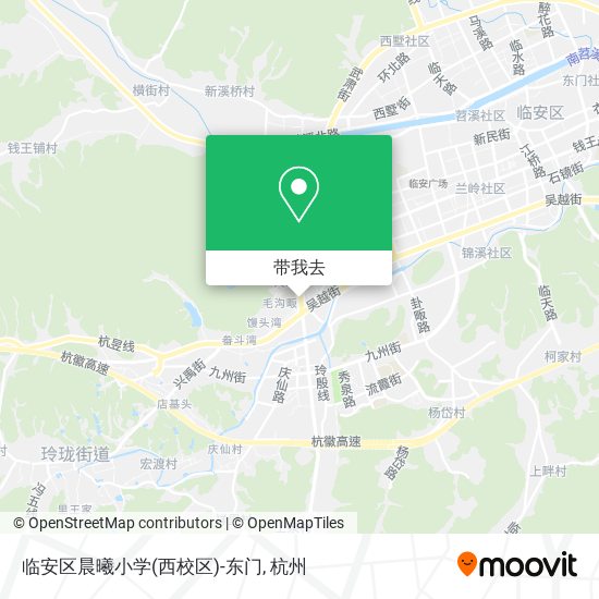 临安区晨曦小学(西校区)-东门地图