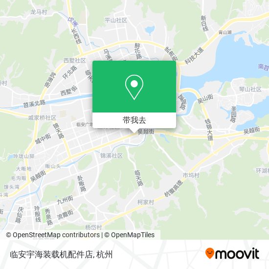 临安宇海装载机配件店地图