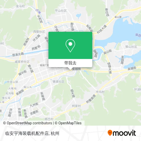 临安宇海装载机配件店地图