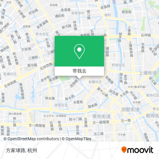 方家埭路地图