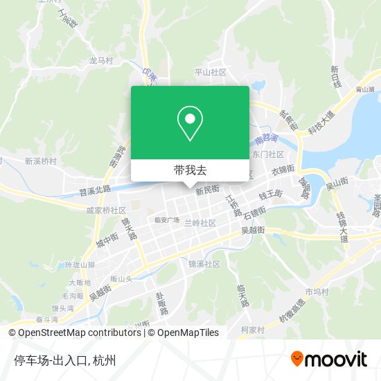 停车场-出入口地图
