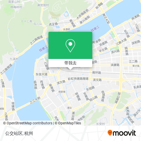 公交站区地图