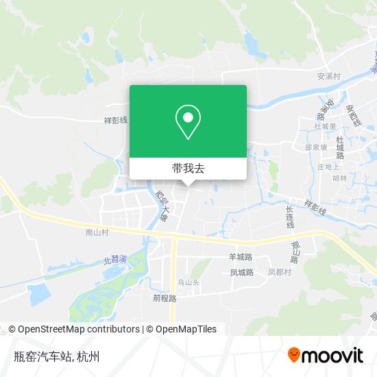 瓶窑汽车站地图