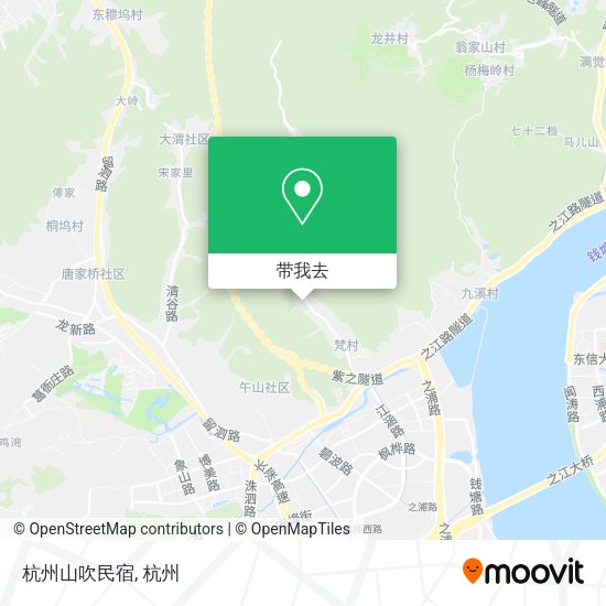 杭州山吹民宿地图