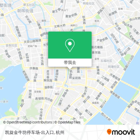 凯旋金牛坊停车场-出入口地图