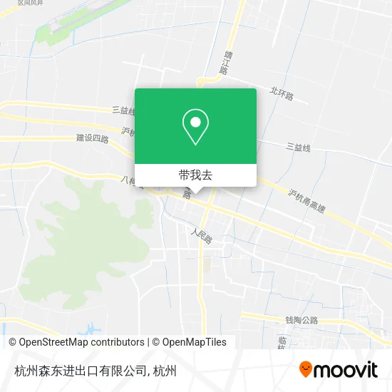 杭州森东进出口有限公司地图