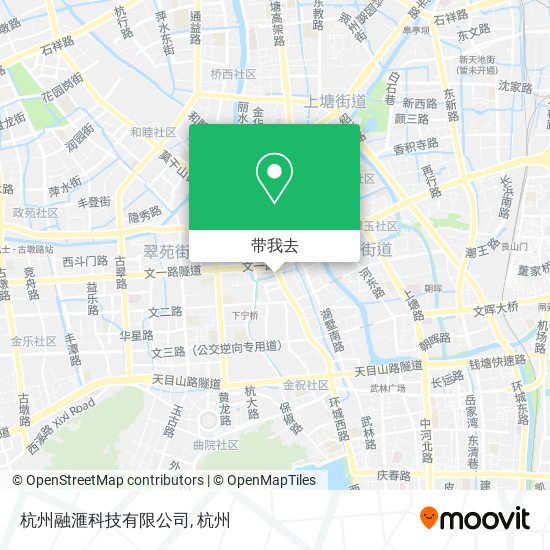 杭州融滙科技有限公司地图