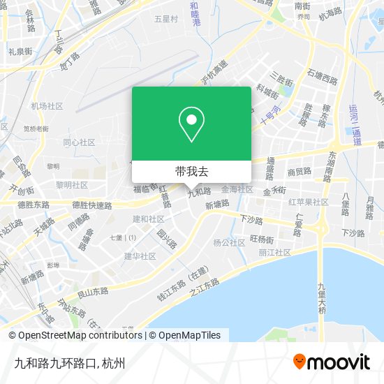九和路九环路口地图
