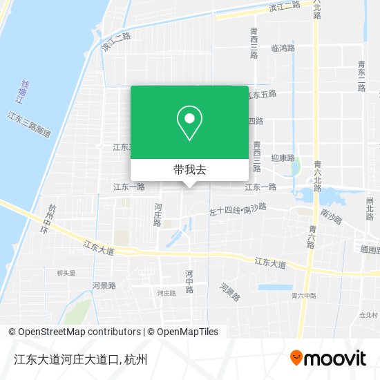 江东大道河庄大道口地图