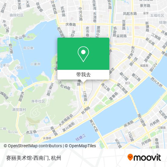 赛丽美术馆-西南门地图